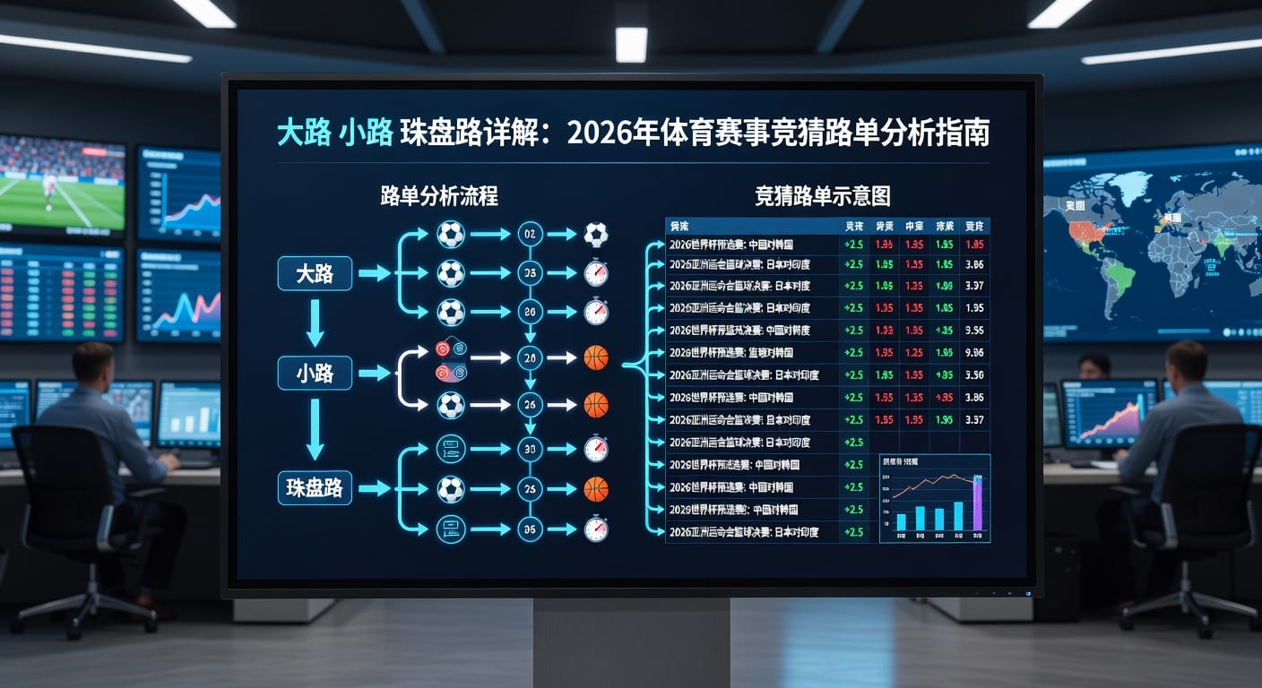 大路 小路 珠盘路：体育竞猜走势分析全攻略